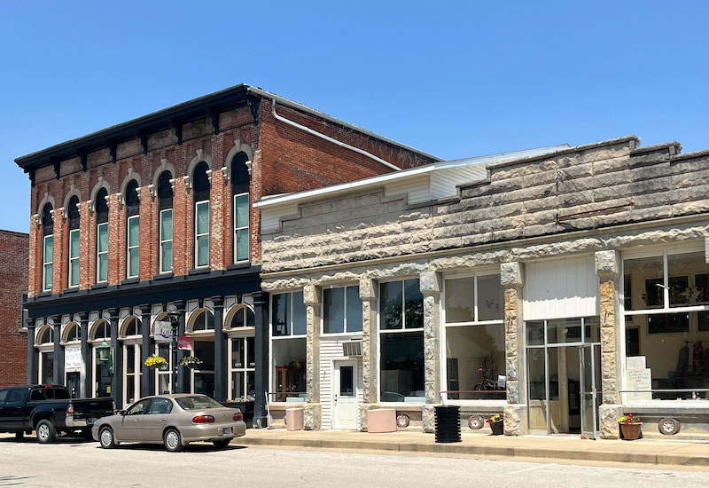 Small town buildings