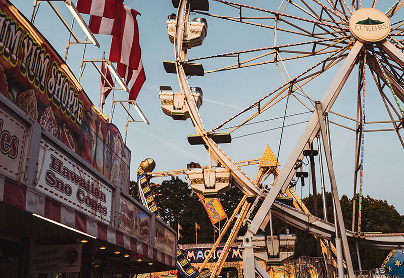 A ferris wheel