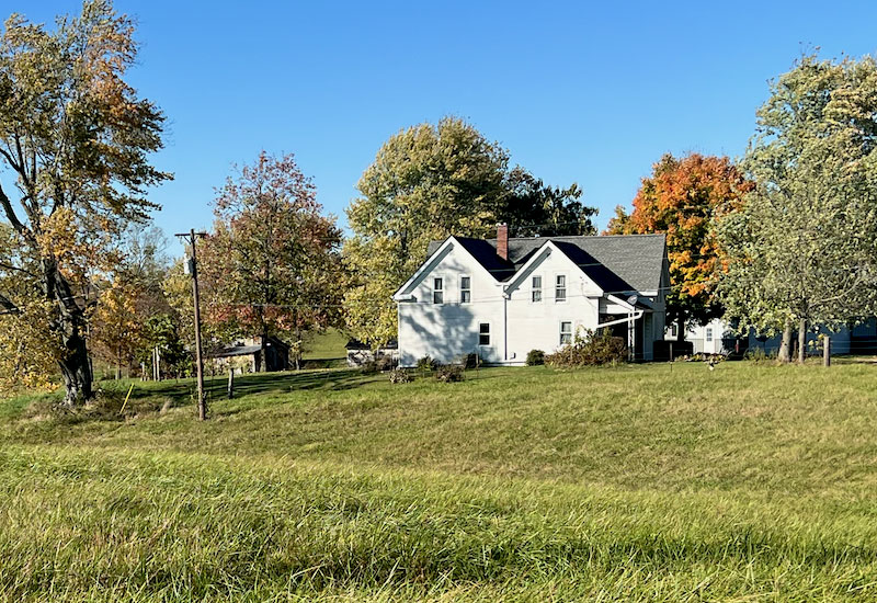 A red barn